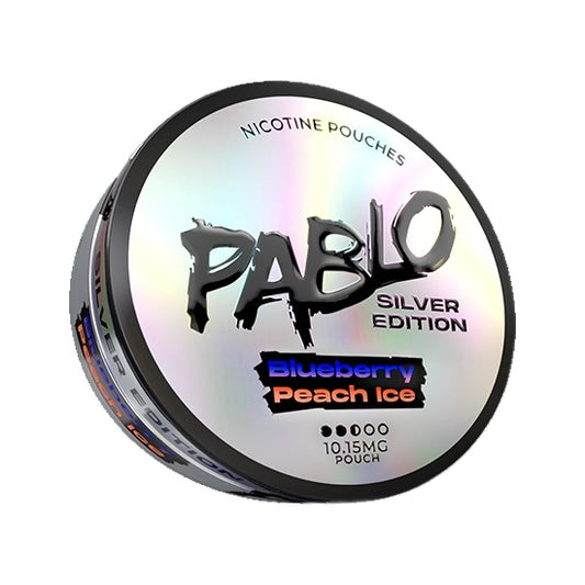 PABLO SILVER NIC POUCHES PACK OF 10
