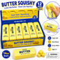 Butter Squishy Toy 14oz Each – 12PCS Box | Super Soft Slow Rising Fidget Stress Relief Toy (Ages 3+)