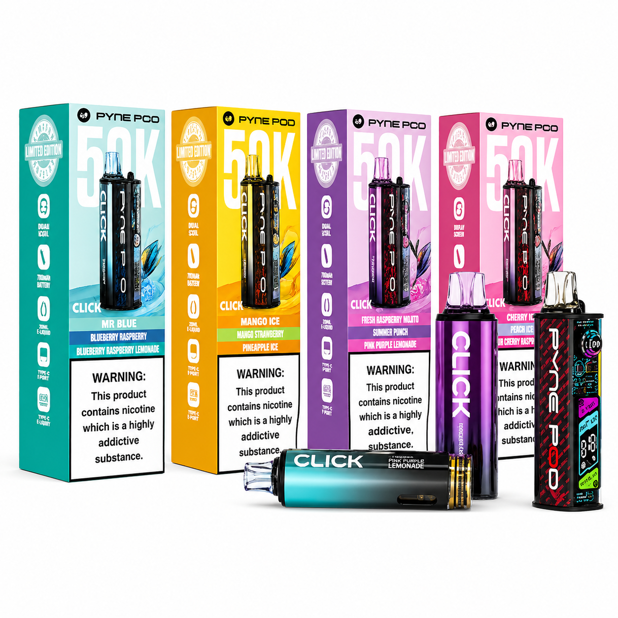 PYNE POD 50K PREFILLED POD KIT PACK OF 5
