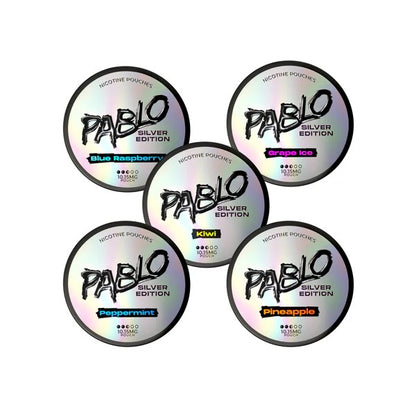 PABLO SILVER NIC  POUCHES PACK OF 10