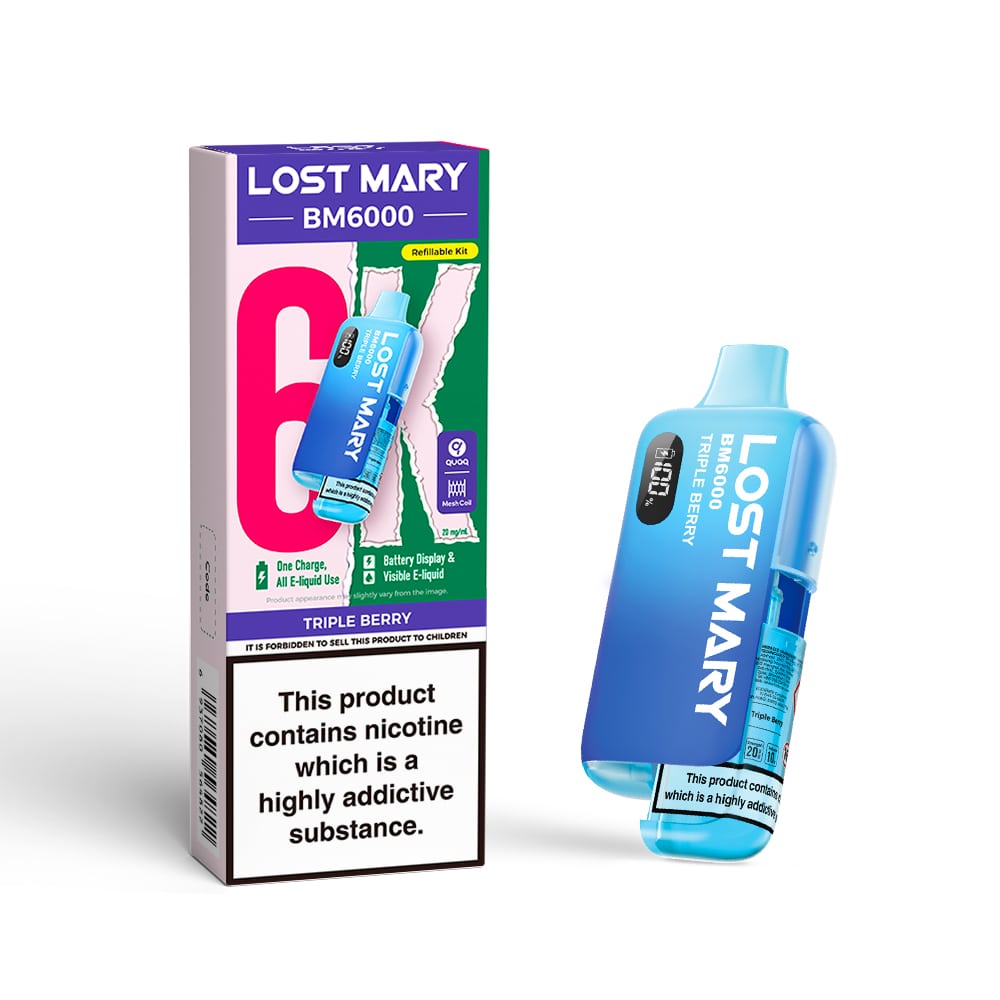 LOST MARY 6K PREFILLED POD KIT PACK OF 5