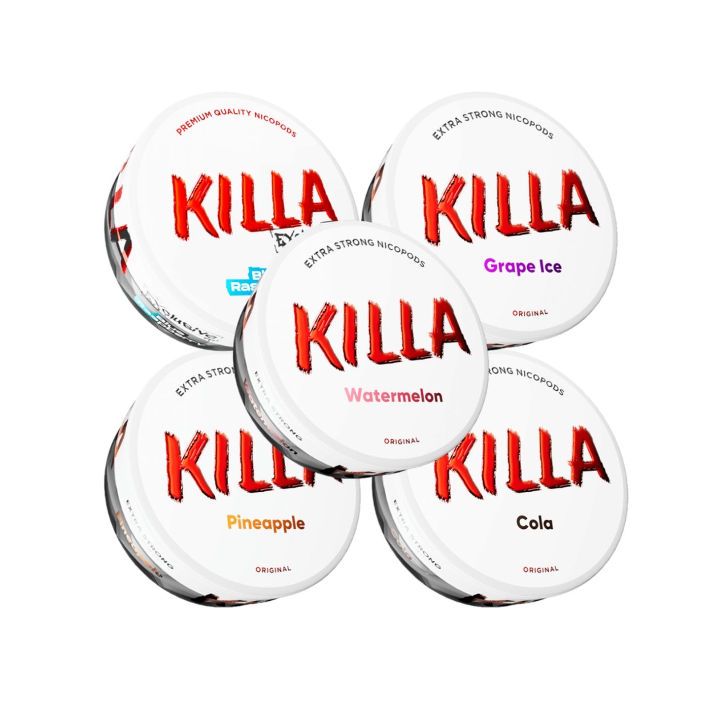 KILLA NIC POUCHES PACK OF 10