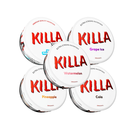KILLA NIC POUCHES PACK OF 10