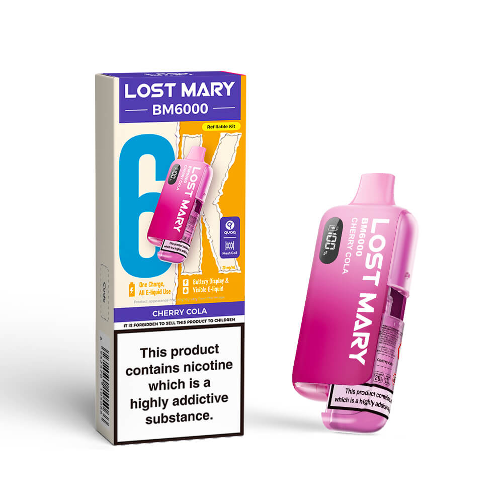 LOST MARY 6K PREFILLED POD KIT PACK OF 5
