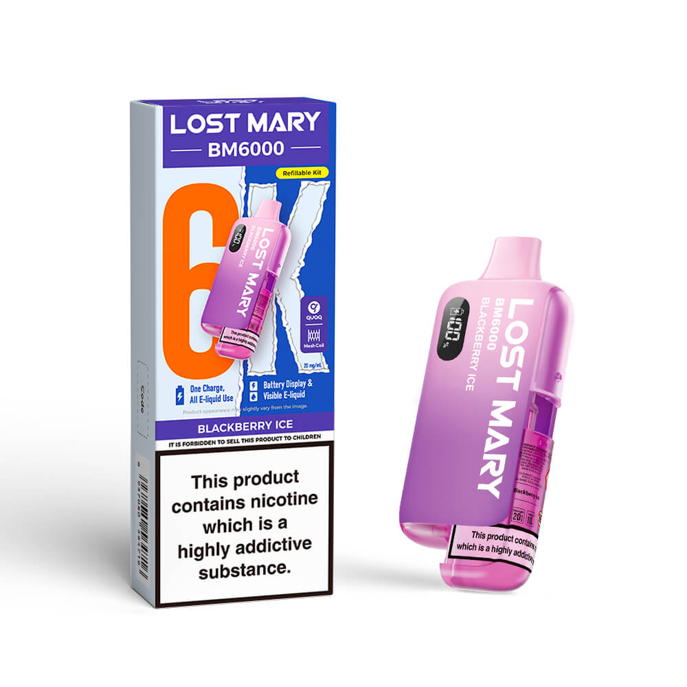 LOST MARY 6K PREFILLED POD KIT PACK OF 5