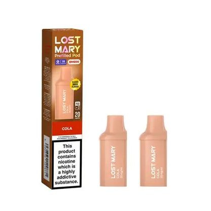 LOST MARY 600 PREFILLED POD PACK OF 10
