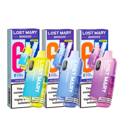 LOST MARY 6K PREFILLED POD KIT PACK OF 5