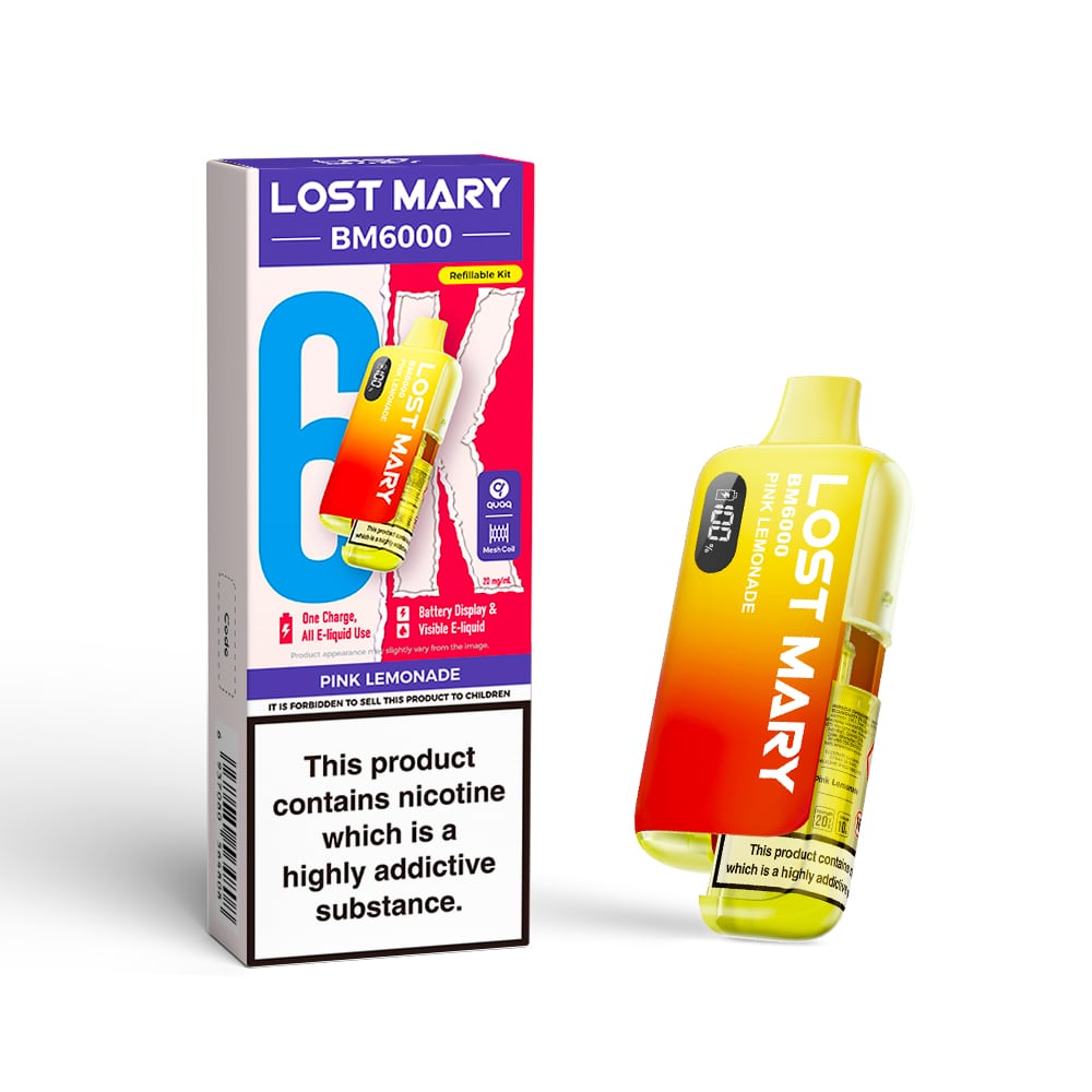 LOST MARY 6K PREFILLED POD KIT PACK OF 5