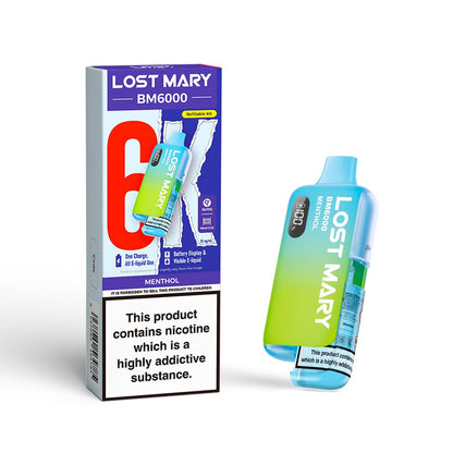 LOST MARY 6K PREFILLED POD KIT PACK OF 5