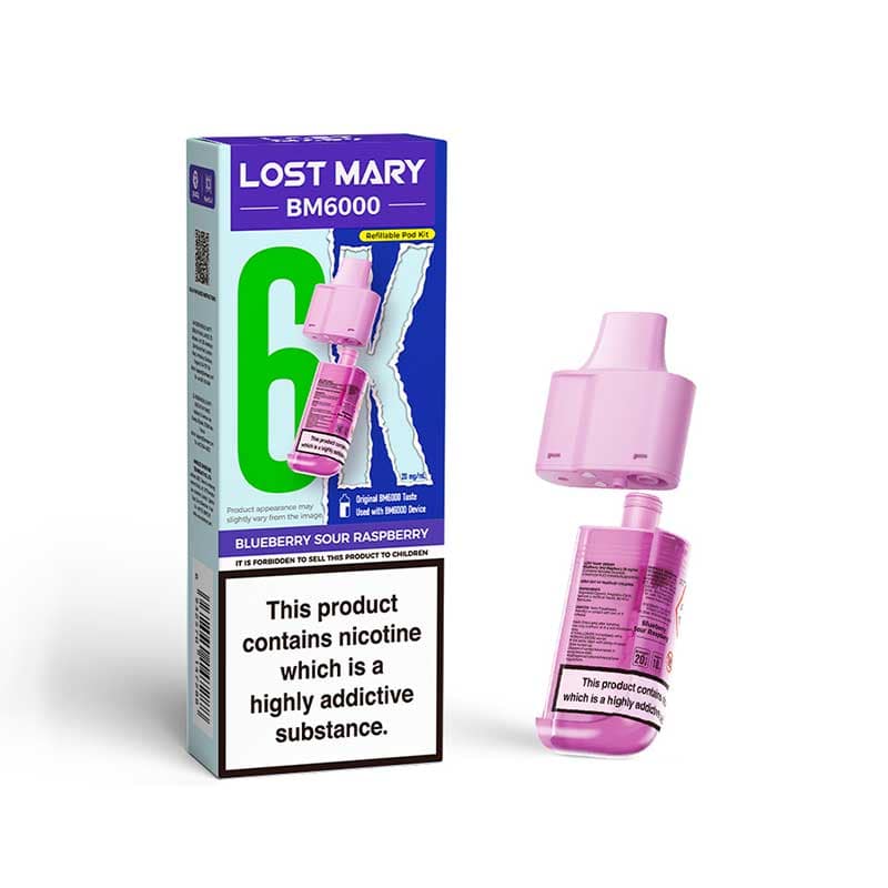 LOST MARY 6K PREFILLED POD PACK OF 5