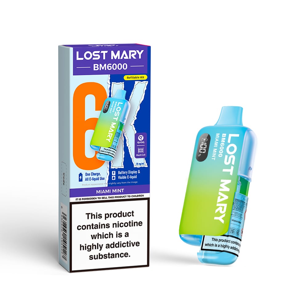 LOST MARY 6K PREFILLED POD KIT PACK OF 5