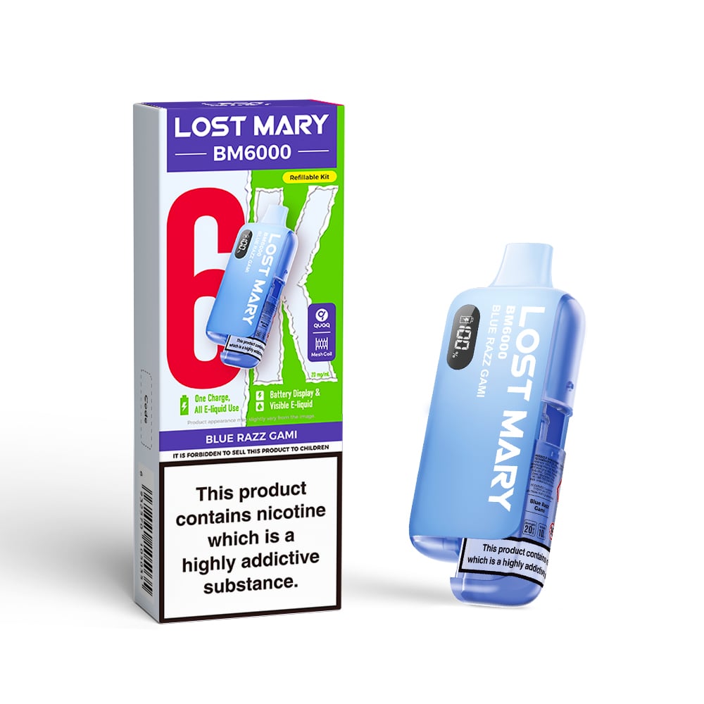 LOST MARY 6K PREFILLED POD KIT PACK OF 5