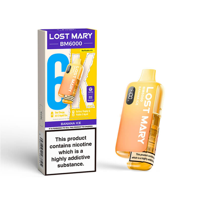 LOST MARY 6K PREFILLED POD KIT PACK OF 5