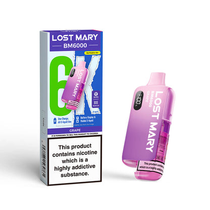 LOST MARY 6K PREFILLED POD KIT PACK OF 5